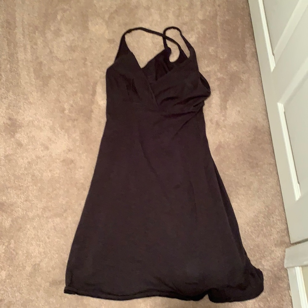 Patagonia Brown Strappy Plunge Dress